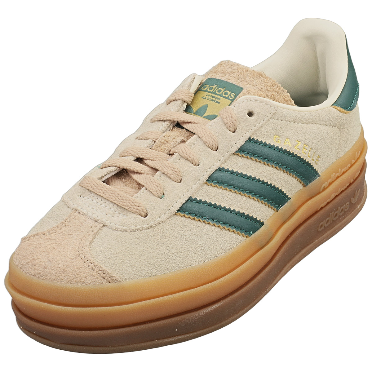 adidas Gazelle Bold Womens Fashion Sneakers in Cream | eBay