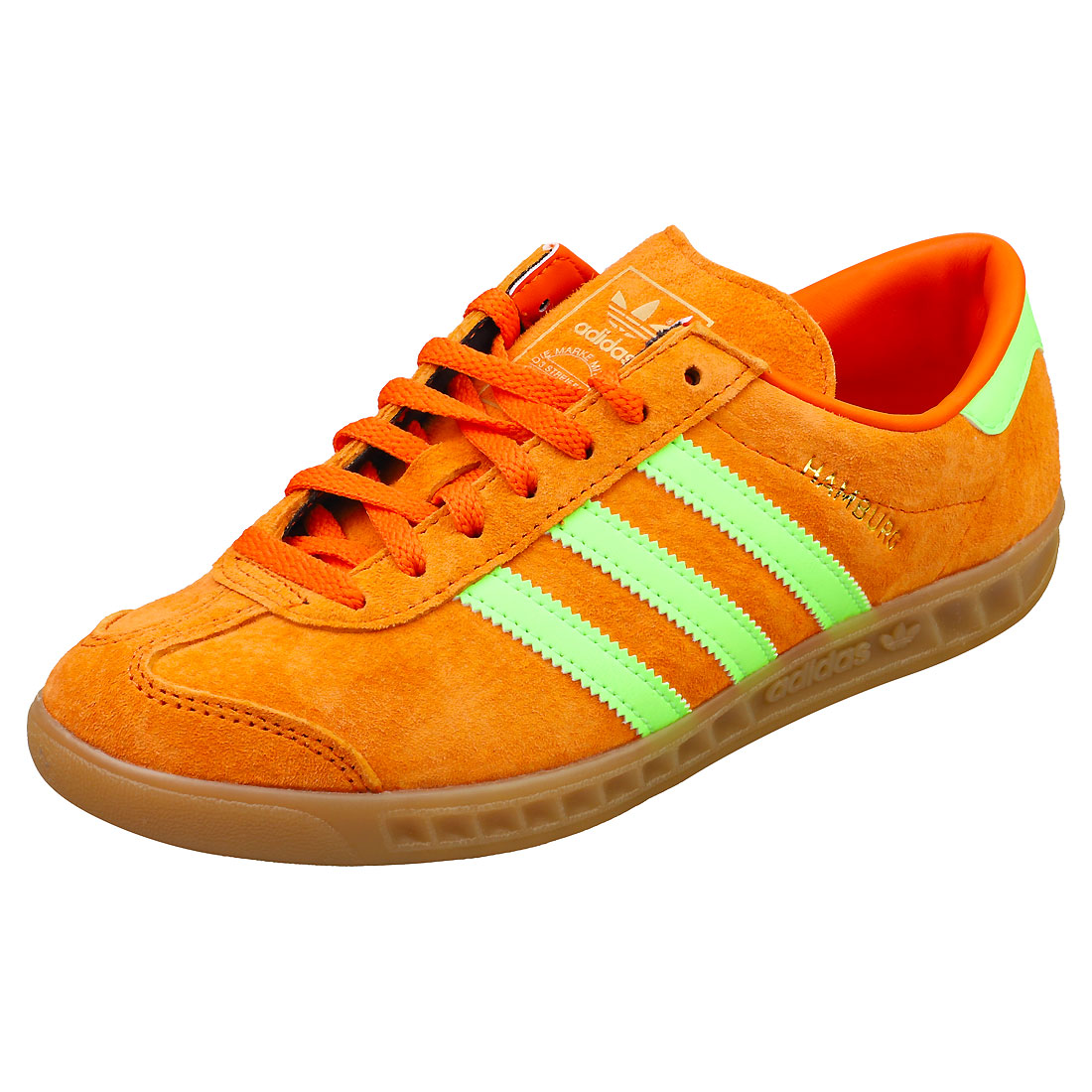 スニーカー adidas Hamburg Orange Light Green IH5460 Buy Wmns Hamburg 'Orange Solar Green Gum' - IH5460 | GOAT CA