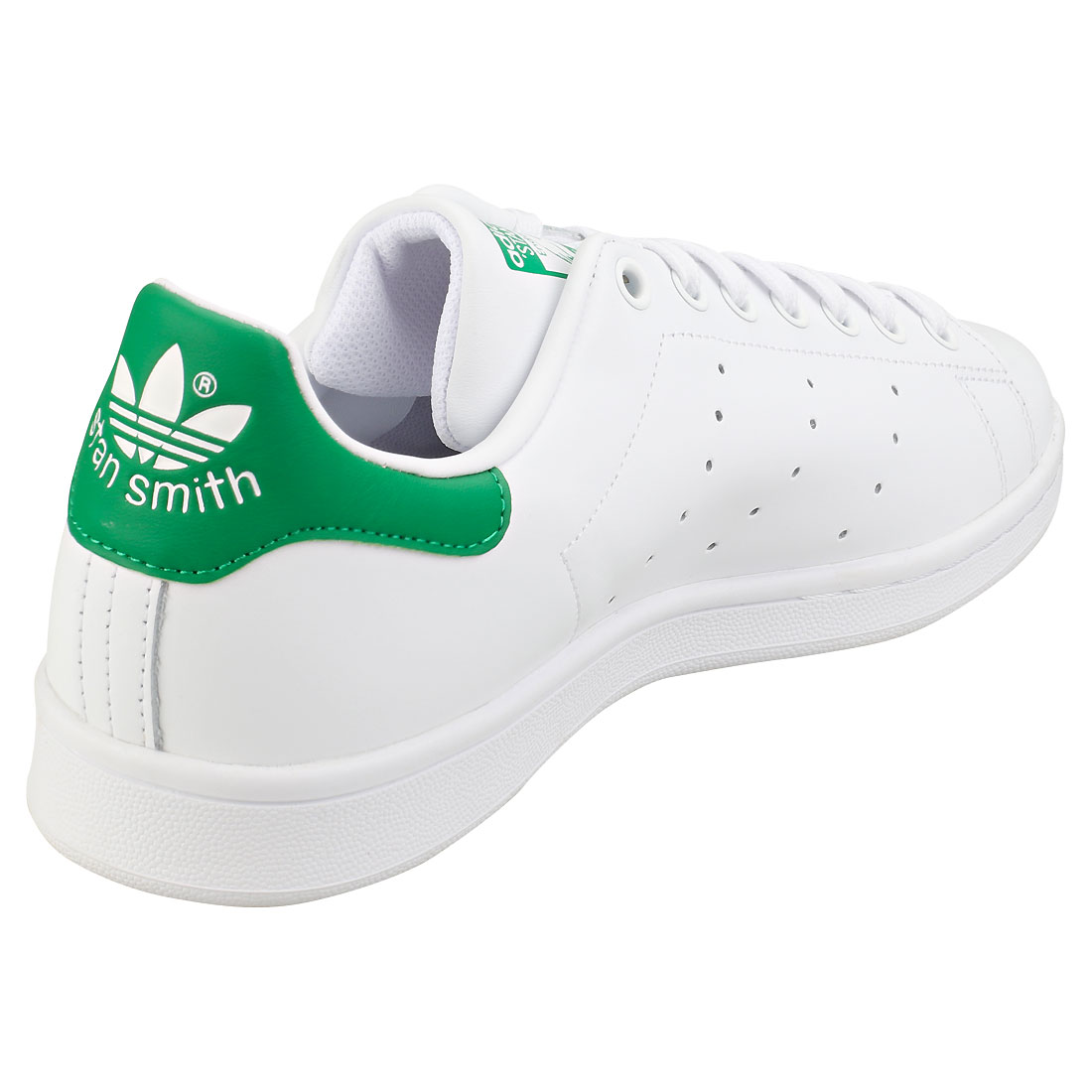 adidas Stan Smith Donna White Green Pelle Scarpe da Ginnastica 4 UK adidas Stan Smith Donna White Green Pelle Scarpe da Ginnastica 4 UK