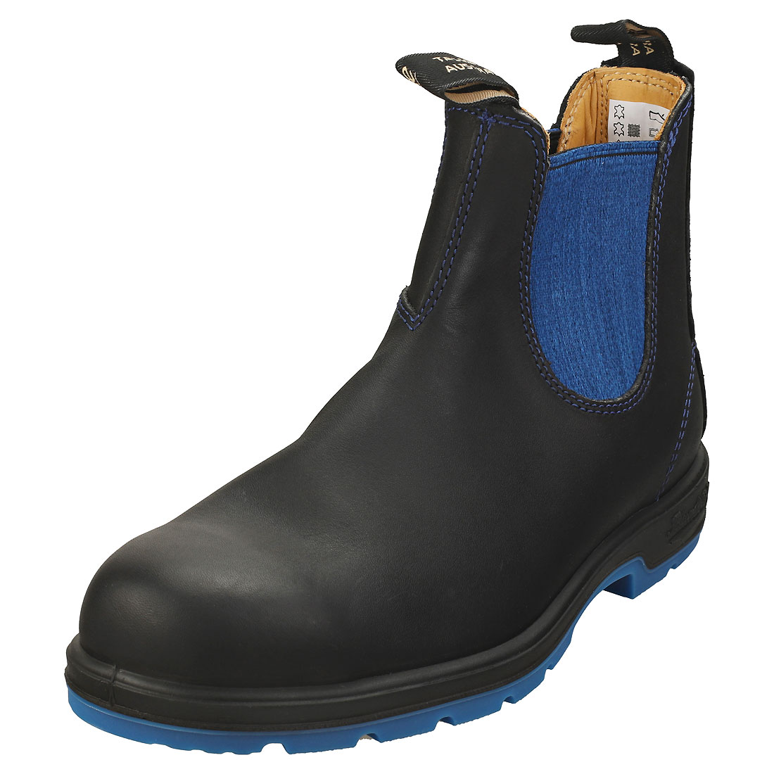 Blundstone 1403 Chelsea Boots Blue /& Black premium Leather Australian Ankle Boot