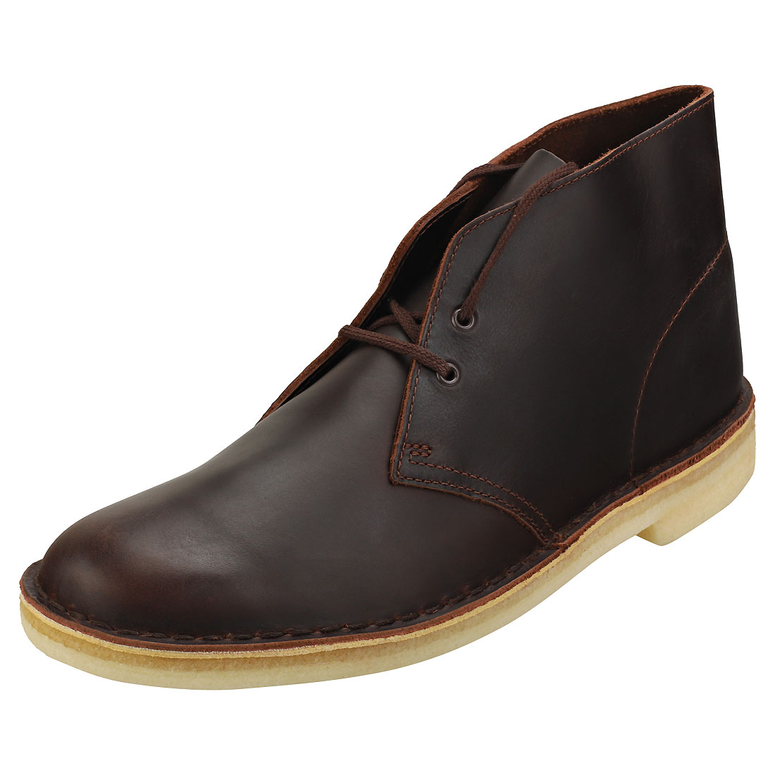 leather clarks boots