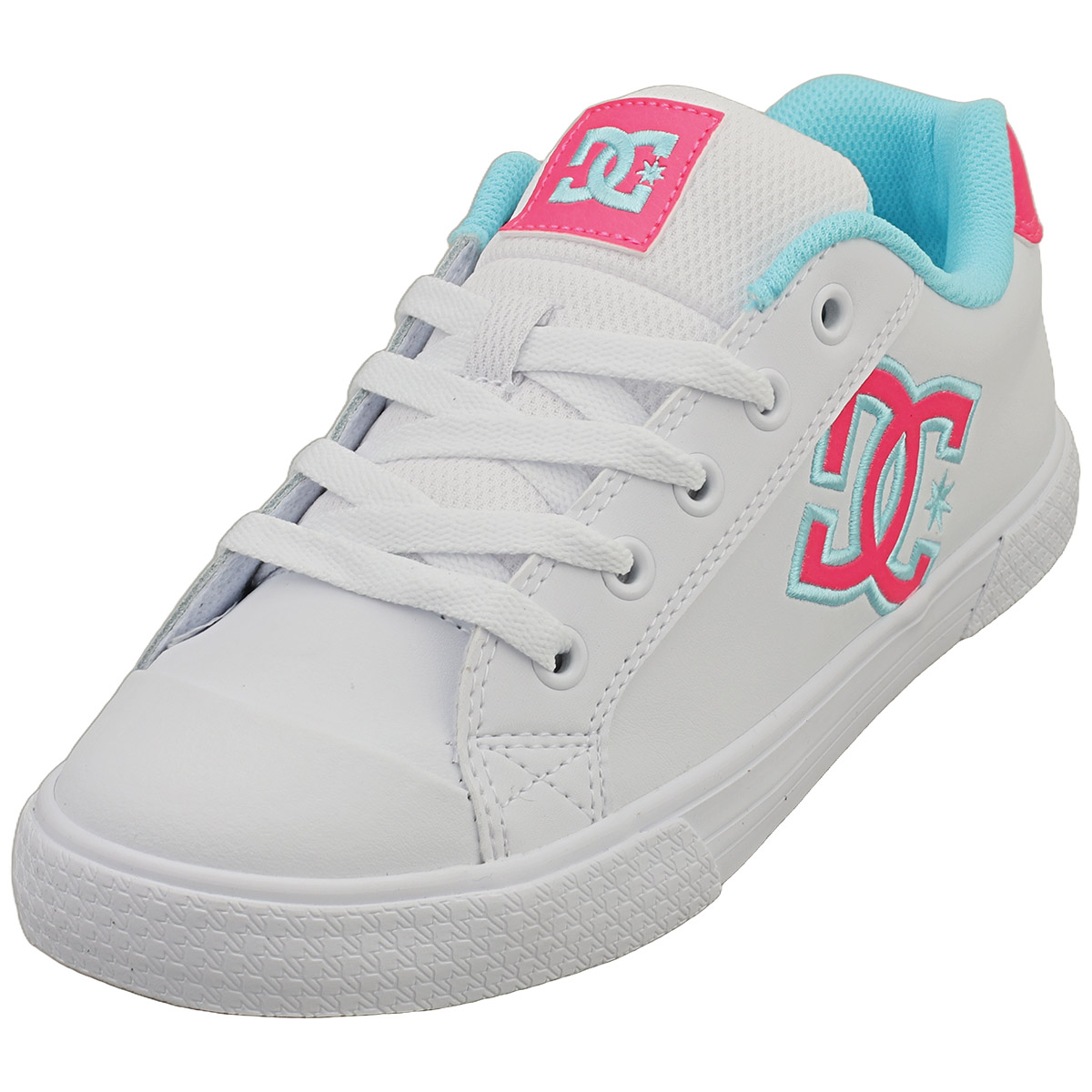 DC Shoes Scarpe Chelsea Rosa e Bianca Donna - Attrezzatura da Skate - Picture 1 of 8