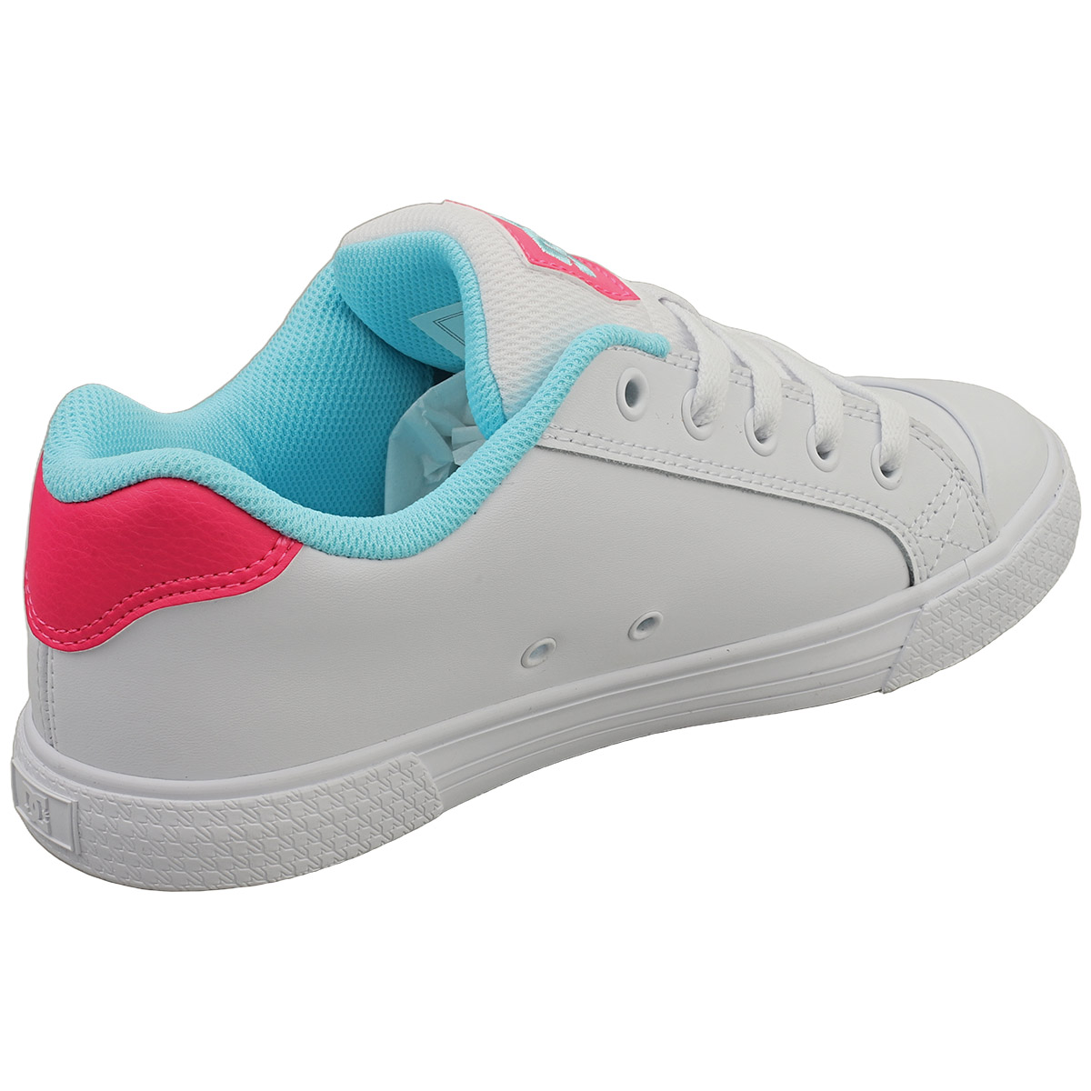 DC Shoes Scarpe Chelsea Rosa e Bianca Donna - Attrezzatura da Skate - Picture 2 of 8