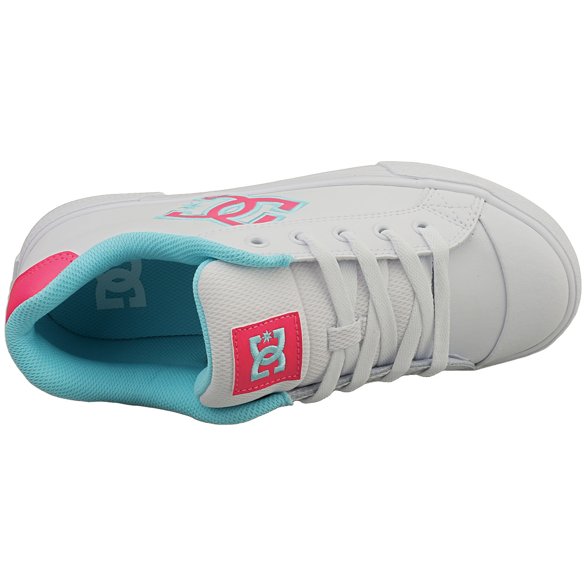 DC Shoes Scarpe Chelsea Rosa e Bianca Donna - Attrezzatura da Skate - Picture 7 of 8
