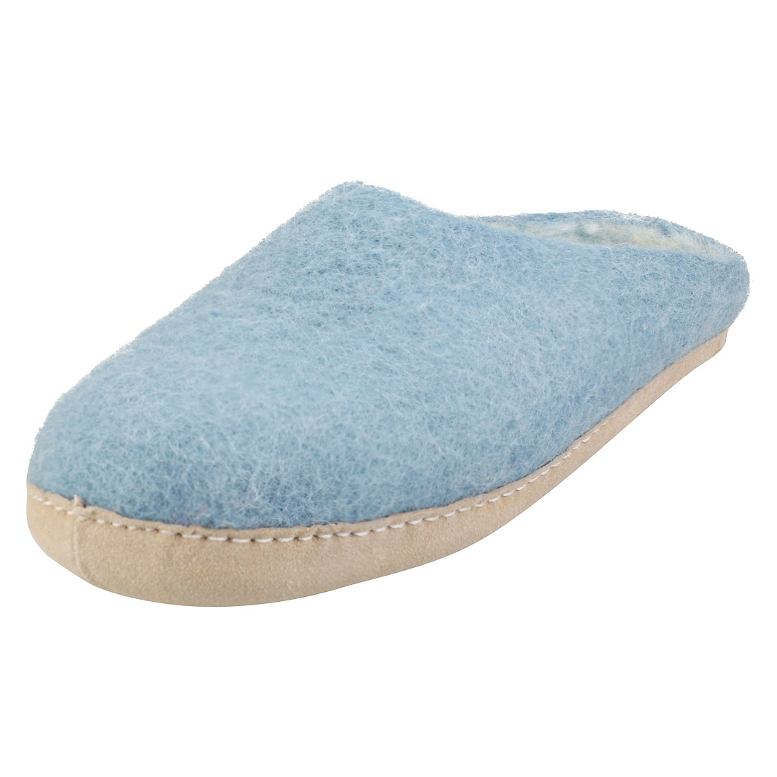 light blue slippers