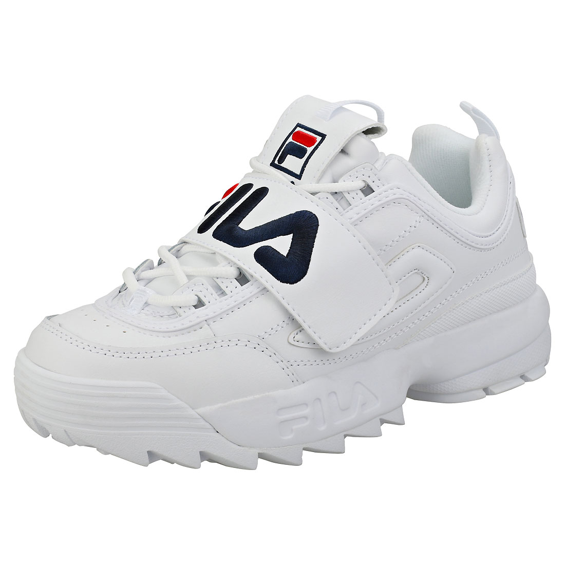 red fila trainers