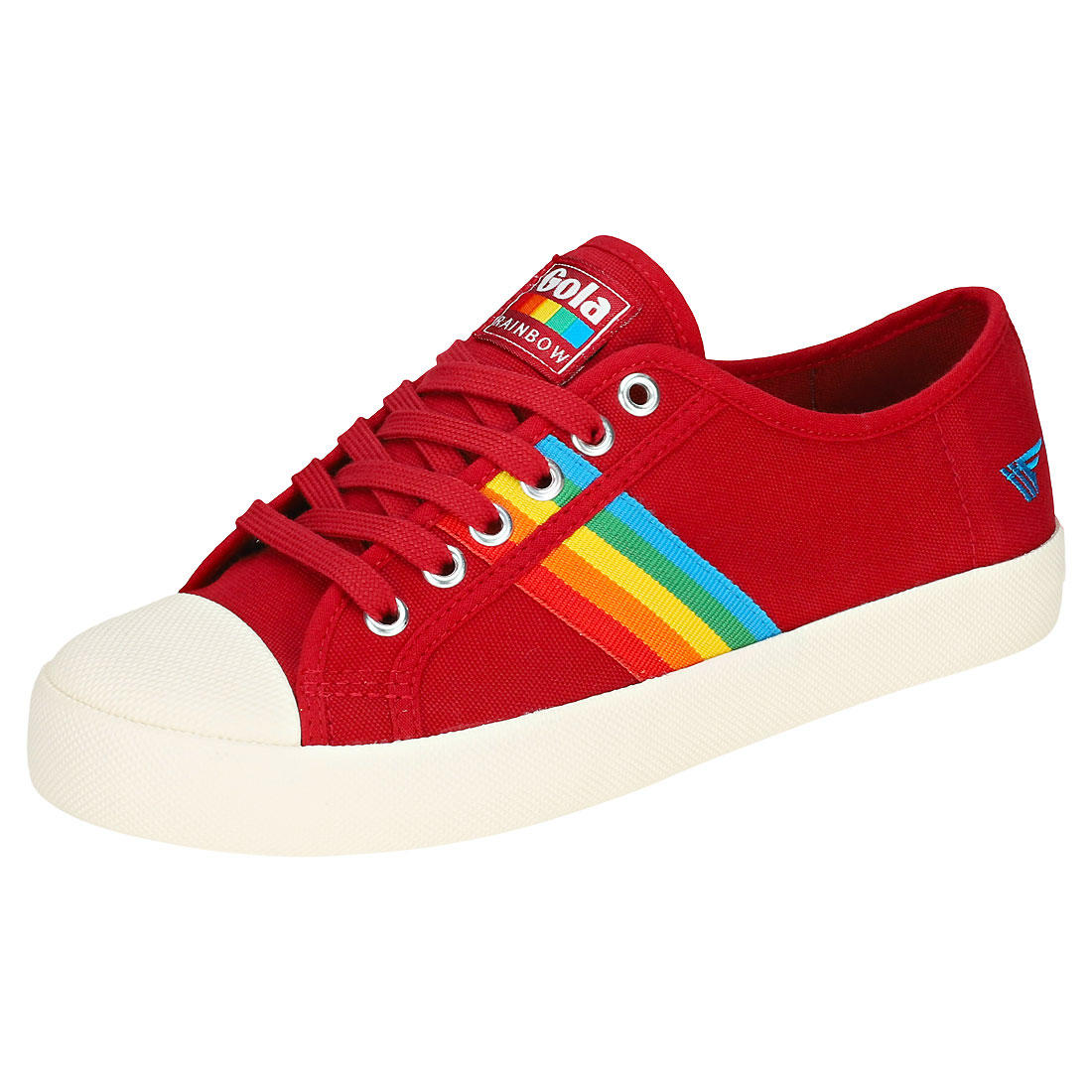 Gola Coaster Rainbow Mujeres ROT Multicolour Lona Zapatillas Gola Coaster Rainbow Mujeres ROT Multicolour Lona Zapatillas