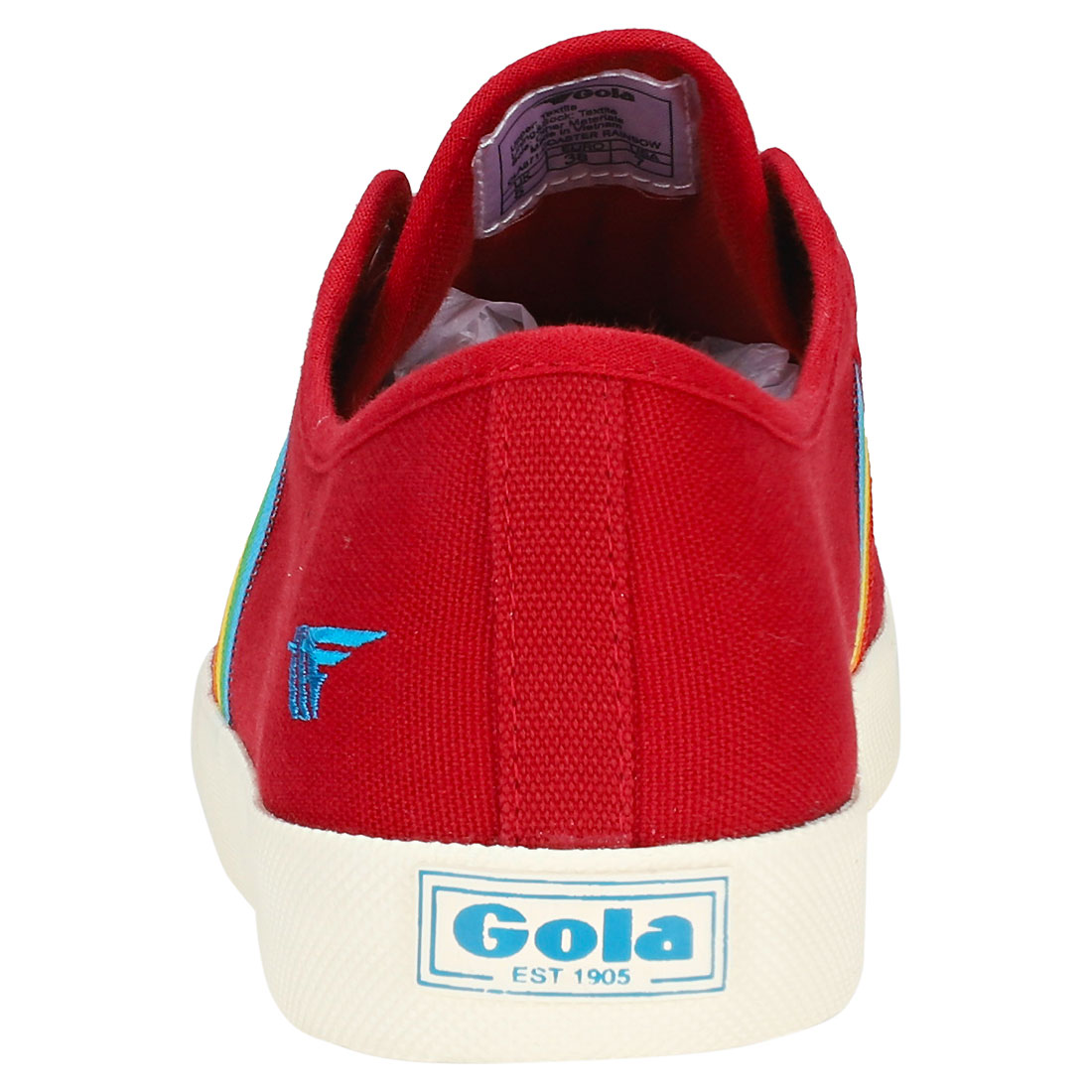 Gola Coaster Rainbow Damen Red Red Red Multicolour Leinwand Sneaker 01b775 Gola Coaster Rainbow Damen Red Red Red Multicolour Leinwand Sneaker 01b775