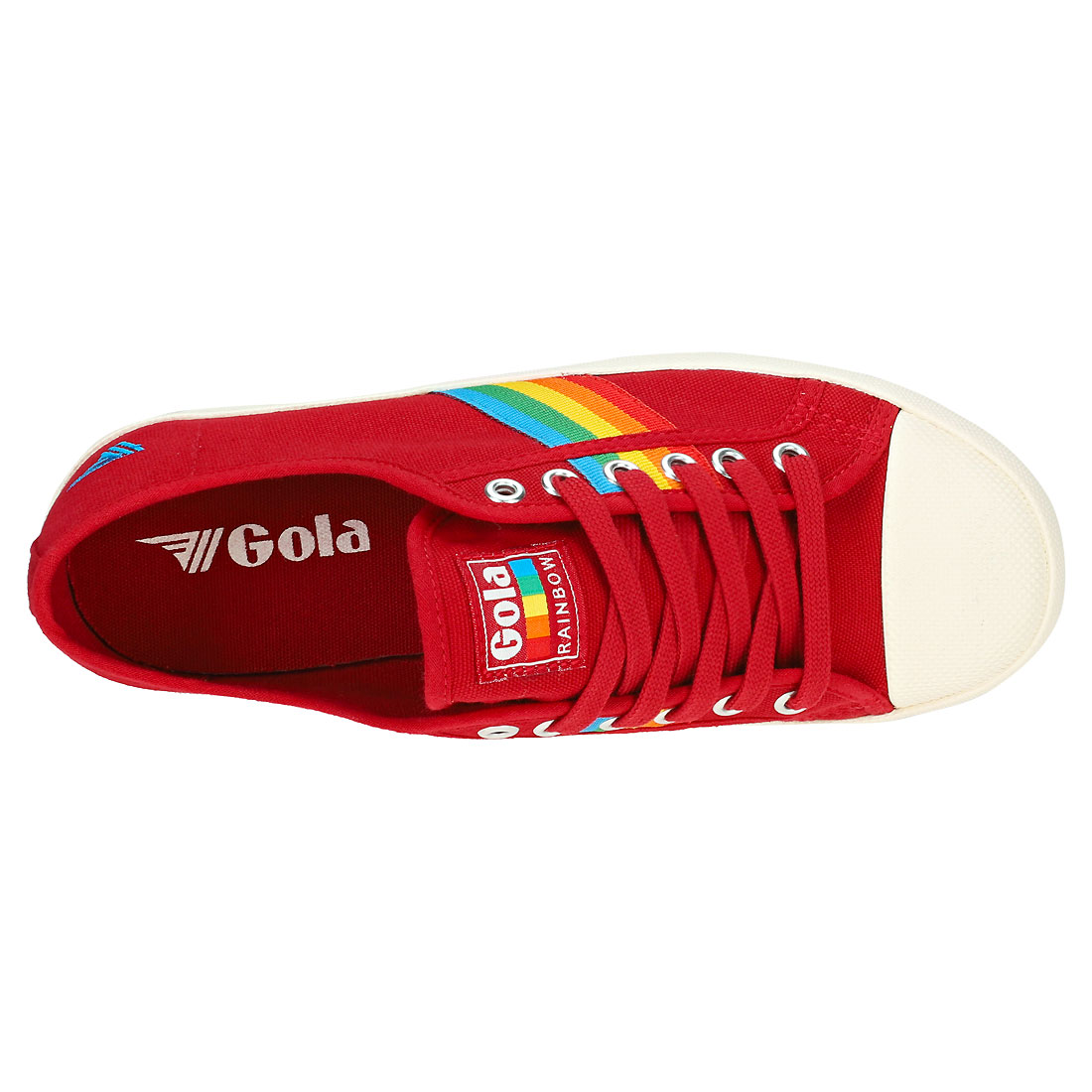 Gola Coaster Rainbow Damen Red Red Red Multicolour Leinwand Sneaker 01b775 Gola Coaster Rainbow Damen Red Red Red Multicolour Leinwand Sneaker 01b775