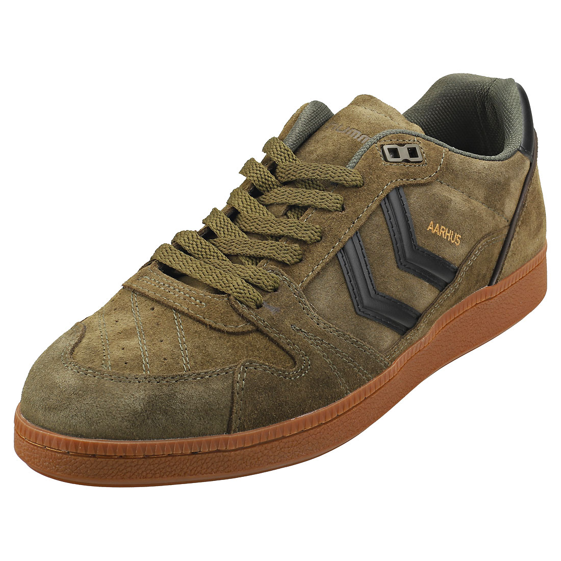 spids Fortære analysere hummel Hb Team Mens Dark Green Suede & Synthetic Casual Trainers | eBay