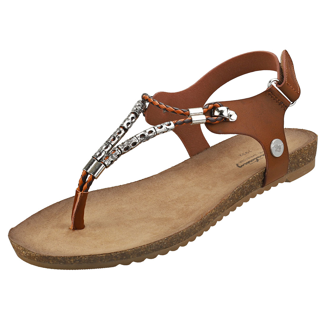 womens brown strappy sandals
