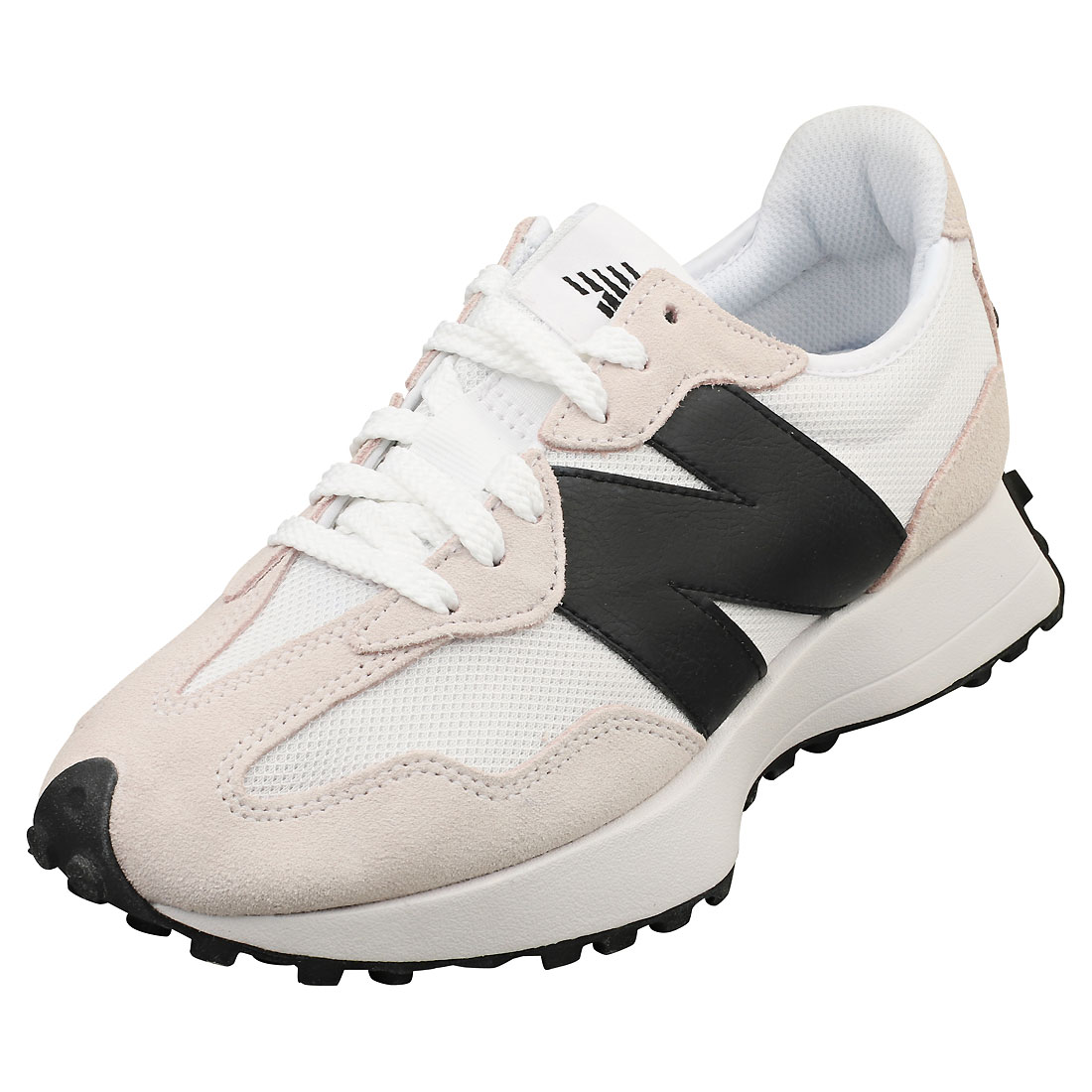 New Balance 327 Mens Casual Sneakers in White Black - 4.5 US