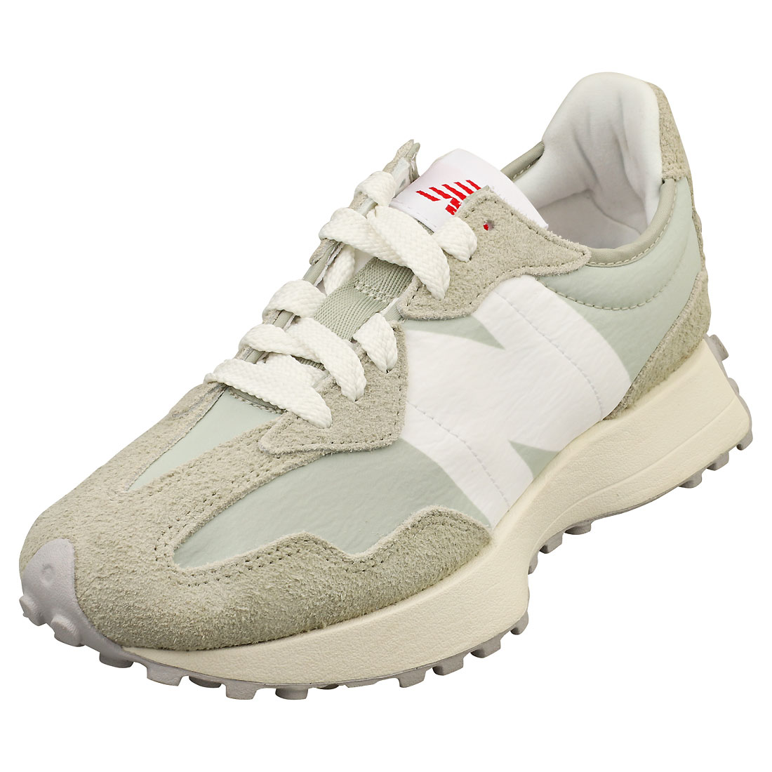 サナ New Balance 327 Unisex Fashion Sneakers in Dark Olivine