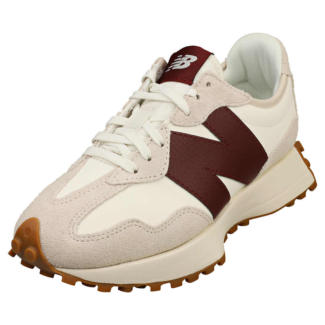 New Balance 327 W's burgundy スニーカー New Balance 327 Womens Fashion Sneakers in White Burgundy