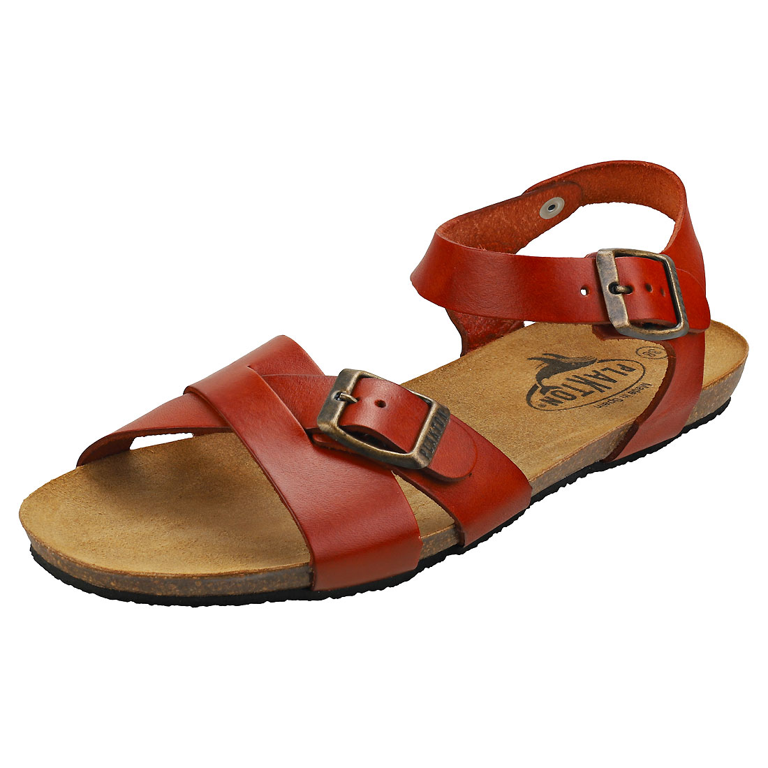 tan walking sandals