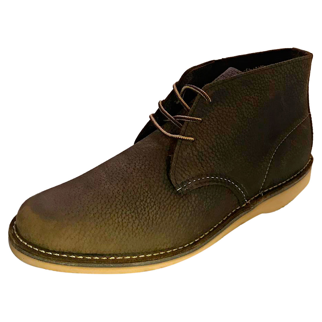 red wing weekender chukka olive brown