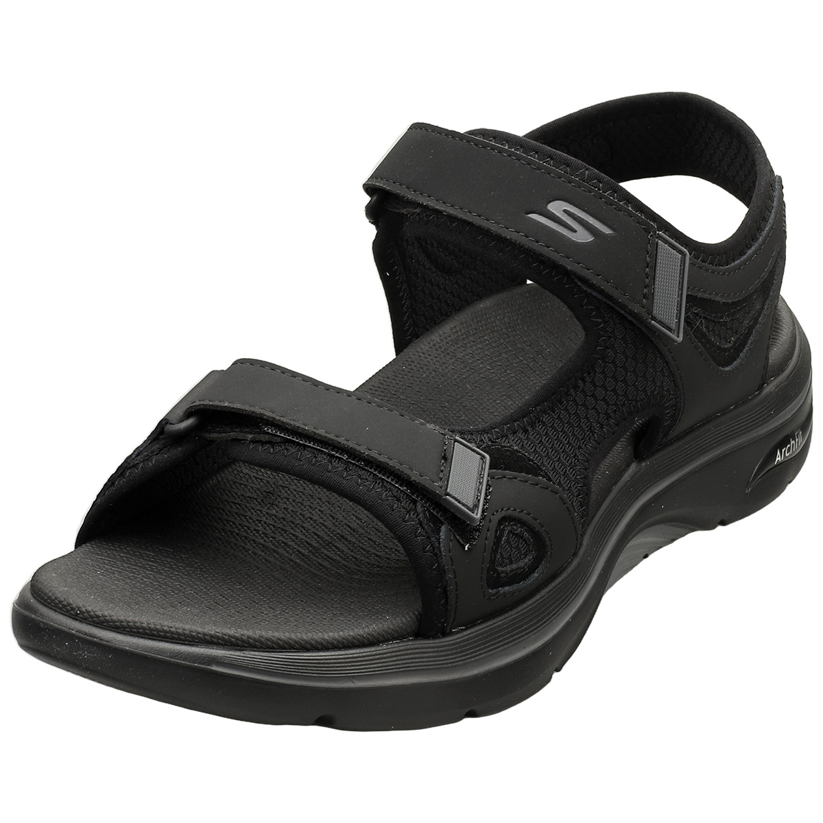 Skechers Go Walk Arch Fit 2.0 Mens Walking Sandals in Black