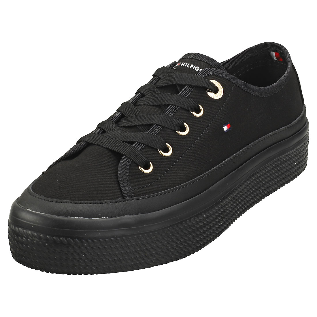 womens black casual trainers