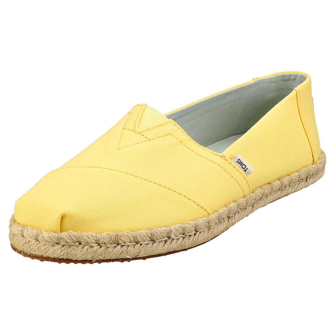 Toms Classic Plant Womens Yellow 