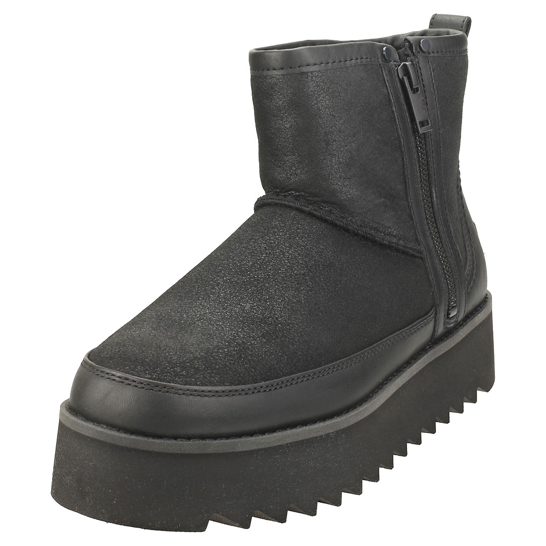 leather ugg biker boots uk