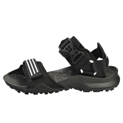 adidas CYPREX ULTRA SANDAL DLX Unisex Walking Sandals in Black White