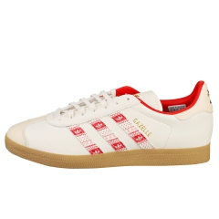 adidas GAZELLE Men Classic Trainers in White Red