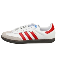 adidas SAMBA OG Men Casual Trainers in White Red