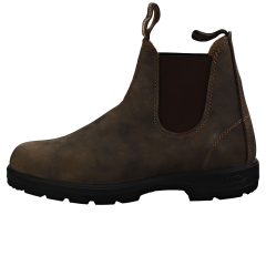 Blundstone 585 Unisex Chelsea Boots in Rustic Brown