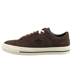 Converse ONE STAR PRO OX Men Fashion Trainers in Coffee Nut Egret Black