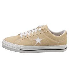 Converse ONE STAR PRO OX Unisex Casual Trainers in Oat Milk