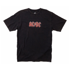 DC Shoes AC/DC ABOUT TO ROCK T-Shirt in Black