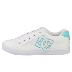 DC Shoes CHELSEA Women Skate Trainers in White Blue