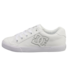 DC Shoes CHELSEA TX Women Casual Trainers in White Silver