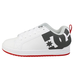 DC Shoes COURT GRAFFIK Men Skate Trainers in White Red Grey