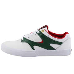 DC Shoes KALIS VULC Men Skate Trainers in White Red