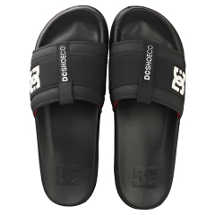 DC Shoes LYNX Men Slide Sandals in Black Grey