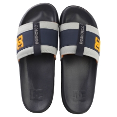 DC Shoes LYNX Men Slide Sandals in Navy Grey
