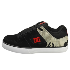 DC Shoes PURE Men Skate Trainers in Black Camouflage