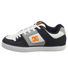 DC Shoes PURE Men Skate Trainers in White Navy