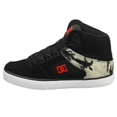 DC Shoes PURE HIGH-TOP WC Men Skate Trainers in Black Camouflage
