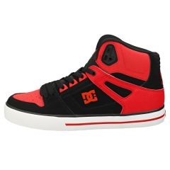 DC Shoes PURE HIGH-TOP WC Men Casual Trainers in Red Black