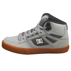 DC Shoes PURE HIGH-TOP WC Men Skate Trainers in Grey White