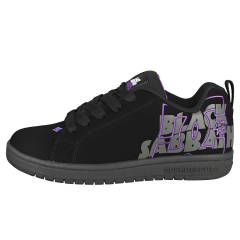 DC Shoes SABBATH CT GRAF Kids Skate Trainers in Black Charcoal