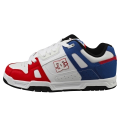DC Shoes STAG Men Skate Trainers in Red White Blue