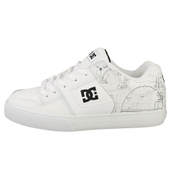DC Shoes STAR WARS PURE Men Skate Trainers in White Black