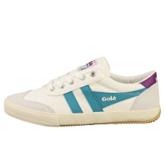 Gola BADMINTON Women Casual Trainers in White Blue