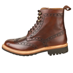 Grenson FRED Men Ankle Boots in Dark Brown
