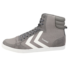hummel SLIMMER STADIL HIGH Men Casual Trainers in Grey White