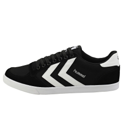 hummel SLIMMER STADIL LOW Men Casual Trainers in Black White
