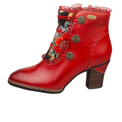 Laura Vita AMCELIAO Women Ankle Boots in Red